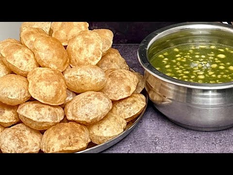 फुले फुले आटे के गोलगप्पे घर पर बनाने का सबसे आसान तरीका Golgappa Recipe #golgappe #streetfood