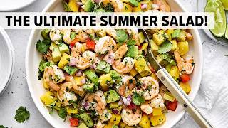 MANGO AVOCADO SHRIMP SALAD | The Best Summer Salad Recipe!