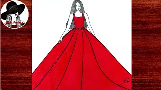 Very Easy Girl Drawing | Girl Drawing Step By Step
