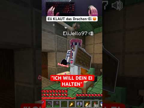 Eli loggt sich mit BastiGHGs Ei aus ... 😡😂 #craftattack13 #minecraft #bastighg #eli