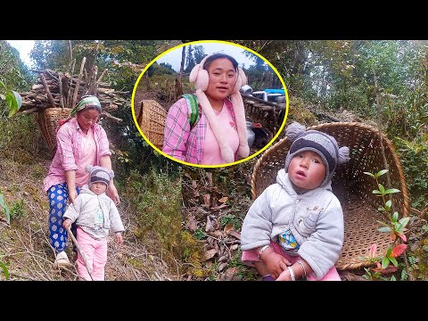 Mom son enjoying Jungle life II Pastors life in rural Nepal