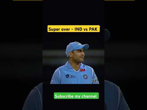 Cricket match IND vs pak super over virendra sehwag#trending #shortsfeed #viralvideo #cricket#bowlin