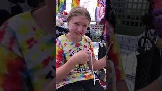 when she is Crocheting Live at the Mile High Flea Market