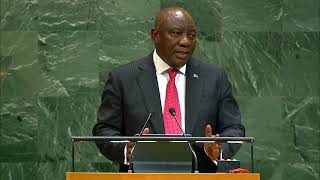 South Africa President UN Speech Shames Israel's Evil Actions in Palestine