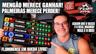 FLAMENGO MERECE GANHAR! O PORCO JOGA FEIO! FLUMINENSE EM QUEDA! ACHAM QUE O VASCO É O REAL MADRID