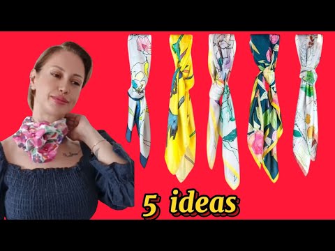 💥5 Amazing Ideas You Can Do With Scarves 🔥 5 IDEAS !