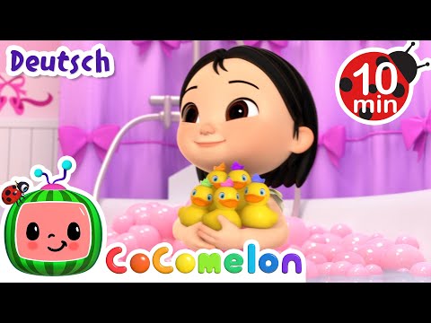 Cece's Enten-Badelied! 🐥 CoComelon Deutsch | Cartoons und Kinderlieder
