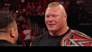 Brock Lesner vs Roman reins vs Samoe Joe...Triple conversation