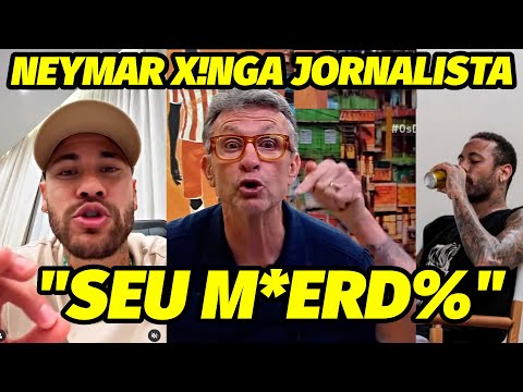 “VOCÊ É UM M*ERD% DO CAR%LH0..VOU TE PEGA RAPA..” O QUEBRA PAU BlZARRO DE NEYMAR COM JORNALISTA 