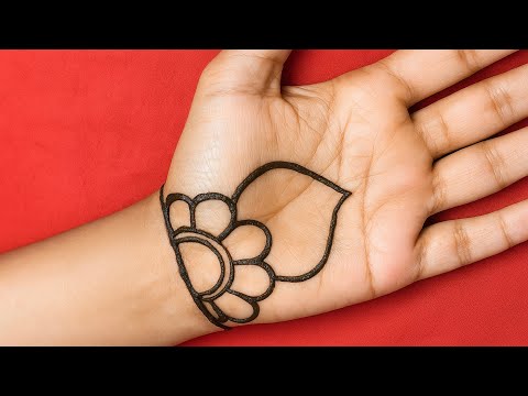 Very simple front hand mehndi design | Arabic mehndi design | mehndi design | mehendi designs