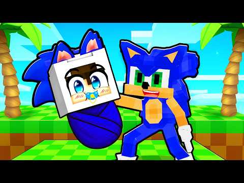 Minecraft'ta Sonic Ailesi Neden Beni EVLAT EDİNDİ? 😱🍼