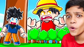 TINY vs GIANT Hide and Seek in Roblox!