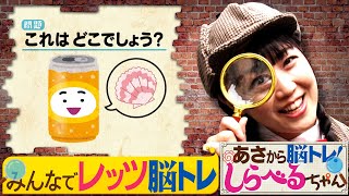 『あさから脳トレ！しらべるちゃん』【土曜のあさはほめるちゃん】2025/8/9放送