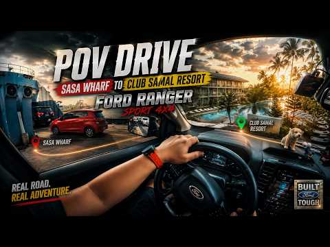 POV Drive: Sasa Wharf to Club Samal Resort 🚙🌴 | Ford Ranger Sport 4x4 | Samal Island Adventure