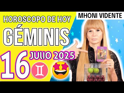 GÉMINIS ♊ TE VA A DAR UN INFARTO❗️PROXIMAS 48 HORAS🔮HOROSCOPO De Hoy 16 De JULIO 2025  Mhoni Vidente