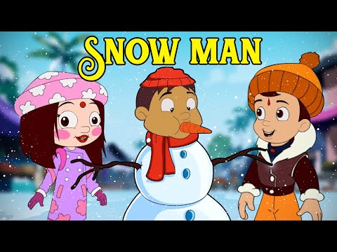 Chhota Bheem - Winter Fun with Snow Man | Adventure Fun Videos | Cartoons for Kids in Hindi