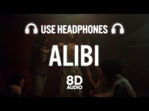 SEVDALIZA - ALIBI FT. PABLLO VITTAR & YSEULT (8D AUDIO)`