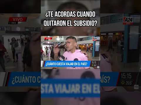 ¿Te ACORDAS CUANDO SACARON el SUBSIDIO? #argentina