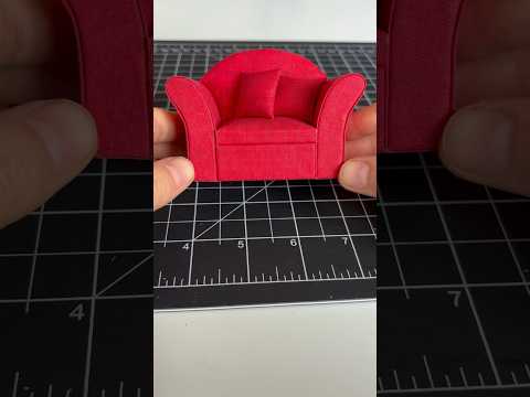 How to make miniature sofa #diy #handmade #kendinyap #miniature #shorts #lambalıkadın