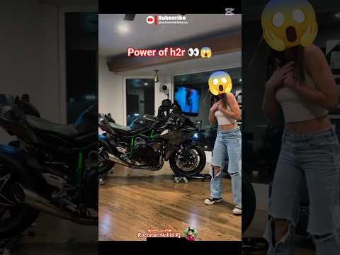 Girl with a Black Ninja H2 RIPS the Throttle! ๐๐ฑ #shorts #ninja #h2r #trending #viralvideo #foryou
