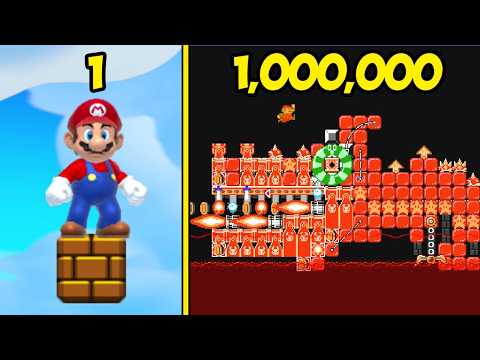 1 vs 1,000,000 Blocks in Mario Maker 2