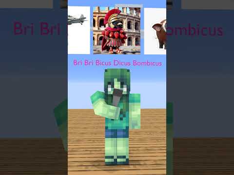 Female Challenge: Brainrot sings the character's name 4 - Minecraft Animation