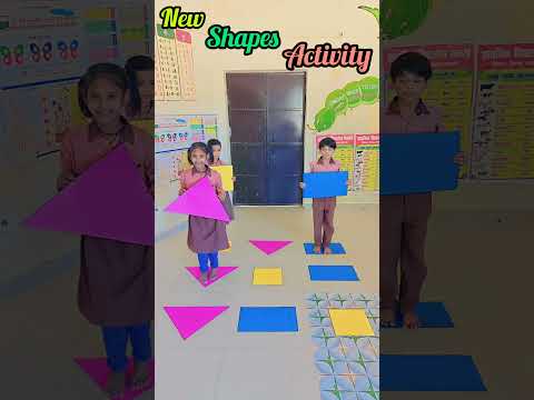 New shapes activity #youtubeshorts #education #school #viralvideo