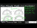 Measuring Angles with a Protractor