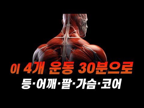 과학적으로 완성된 15세트 '맨몸 상체 운동' 루틴