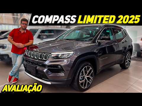 NOVO JEEP COMPASS LIMITED 2025 EM DETALHES!