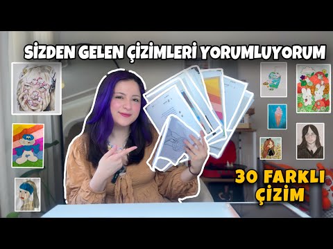 SİZDEN GELEN ÇİZİMLERİ YORUMLUYORUM 🖼️