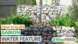 Video thumbnail for How to make a gabion water feature