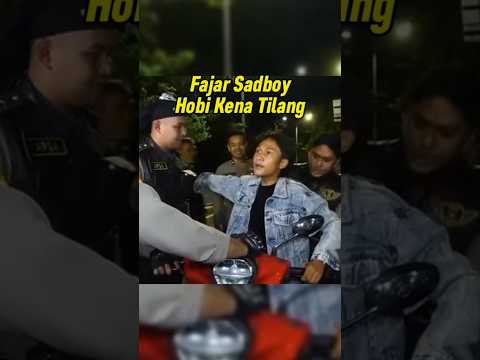 Kompilasi Fajar Sadboy Kena Tilang