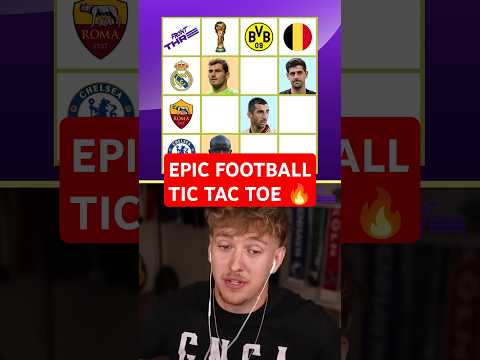 Football TIC TAC TOE vs FIAGO 🔥 : He FORGOT LUKAKU 🤯 @Fiago #shorts #soccer