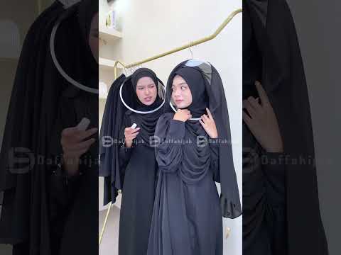 Apapun warna bajunya hijab hitam solusinya