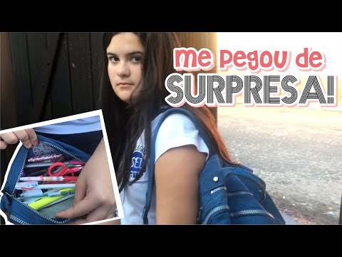 TIVE QUE REVISTAR A MOCHILA DA CAROL DE SURPRESA 😱