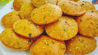 आलू-सूजी की पुरी बहुत ही टेस्टी खस्ता करारी बनेगी |Aaloo-Suji Ki Puri | Rava/Semolina Puri | Aloo