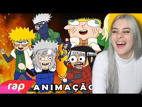 REAGINDO ao RAP DOS HOKAGES - VERSÃO ANIMAÇÃO (7 Minutoz/Naruto) ‹ Alpha ›