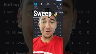 Brewers 🧹 Marlins #brewers #marlins #mlb #reaction