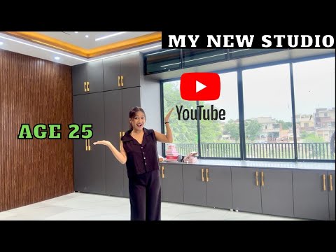 My New Studio Tour 🥰 At The Age Of 25 ☺️ || Thankyoh Bhgwaan Ji 😍 with Ghar Ke Muhrat Ka Smaan