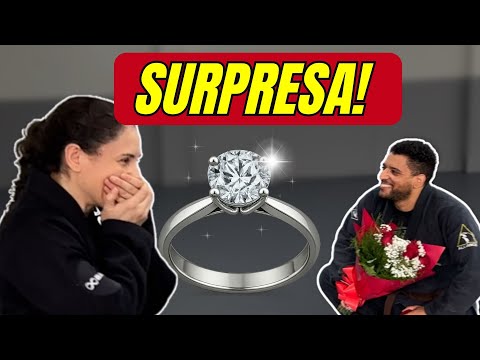 PEDIDO DE CASAMENTO NO JIU JITSU: SURPRESA EMOCIONANTE NA ACADEMIA!