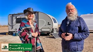 Inside the Cutest Tiny Trailer Ever - Living Full-Time on Social Security