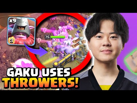GAKU NEW Thrower BUFF Destroys MAX BASES...