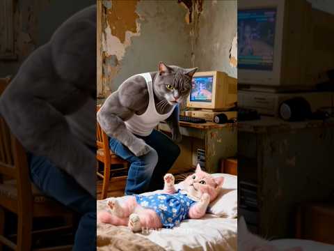 PARA DE CHORAR PO!, DEIXA EU JOGAAAR #shorts #humor #cat #viralvideo