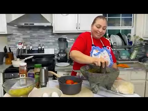 Huevito con papas estilo rancho 🇲🇽🇲🇽🌶️😋😋en vivo