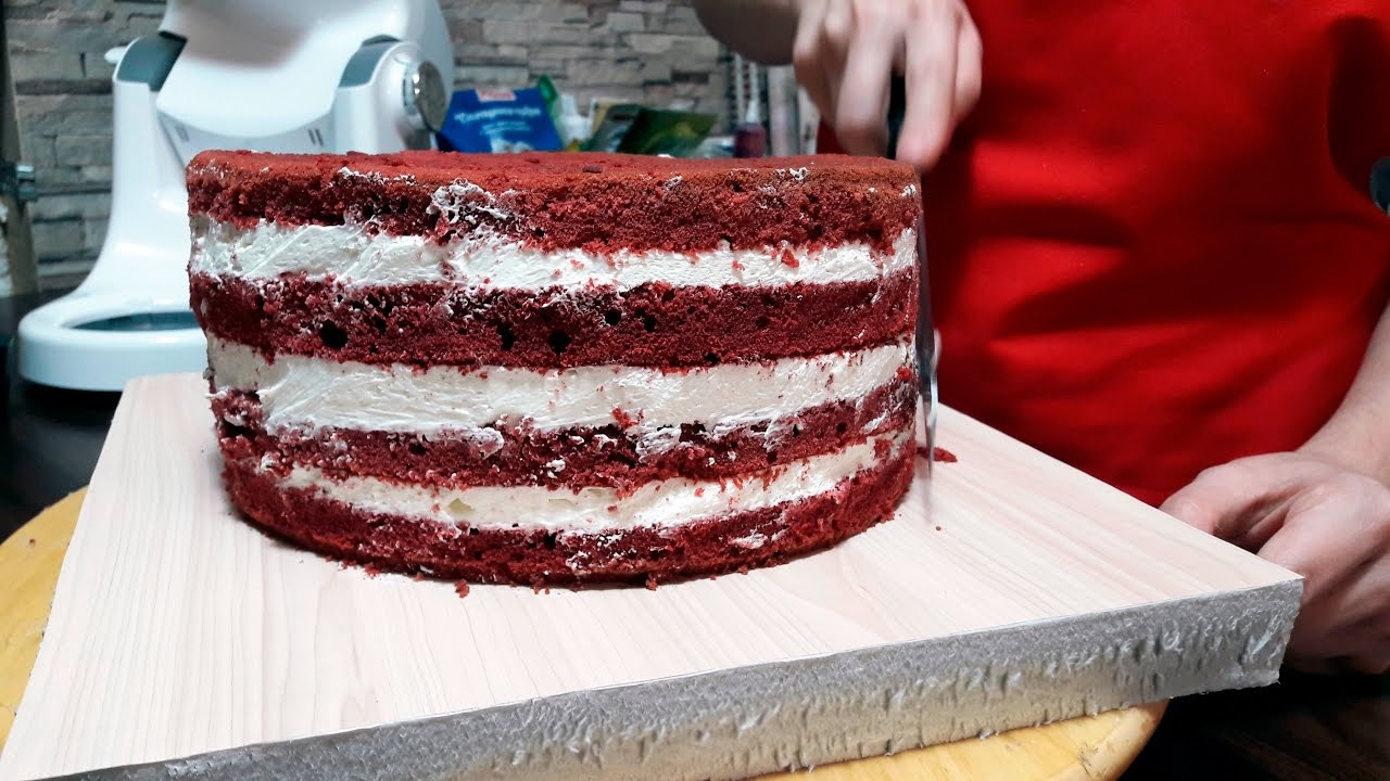 Красный бархат и крем Чиз рецепт / Red velvet and cream cheese recipe