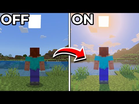 Playing the Minecraft Vibrant Visuals Update