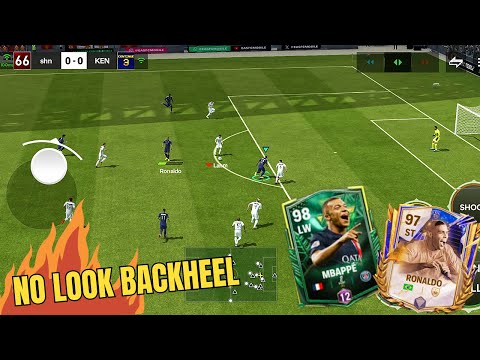 RONALDO NO LOOK BACKHEEL PASS - KEVIN DE BRUYNE EUSEBIO & MBAPPE TIKI TAKA - FC MOBILE 25