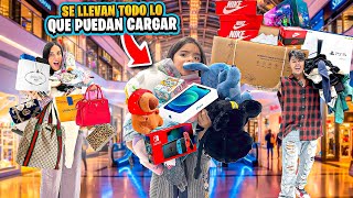 TODO lo que podamos cargar en el centro comercial ¡LO COMPRAMOS!😱💵