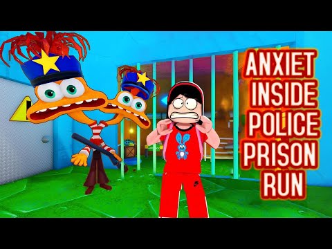 ANXIET INSIDE POLICE PRISON RUN ESCAPE! Roblox Obby